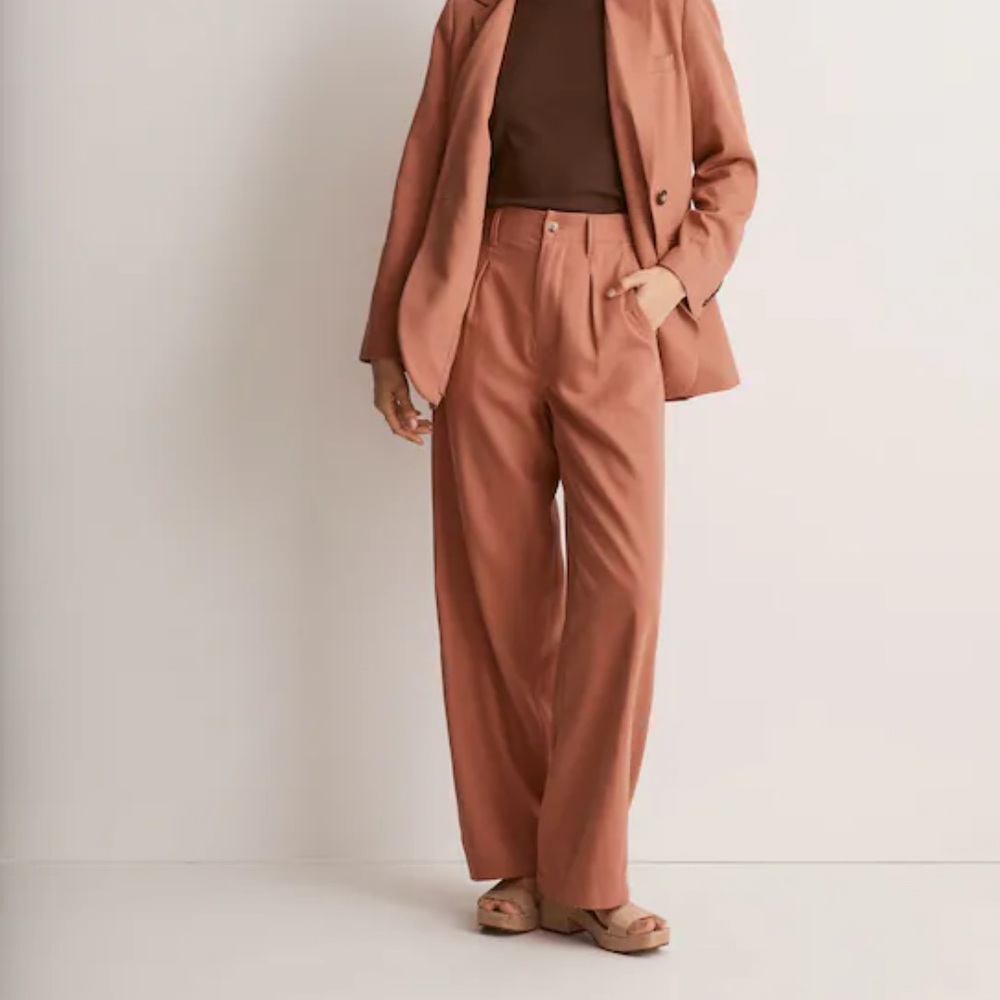 Madewell The Neale Straight-Leg Pant in Drapeweave